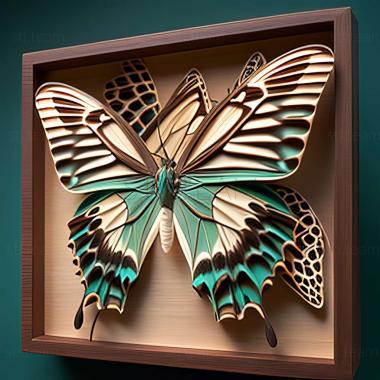 3D model Graphium sarpedon (STL)